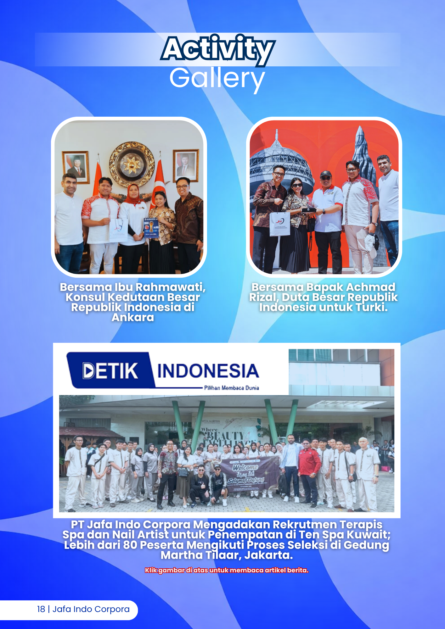 Audiensi dengan Duta Besar dan Konsul KBRI Ankara