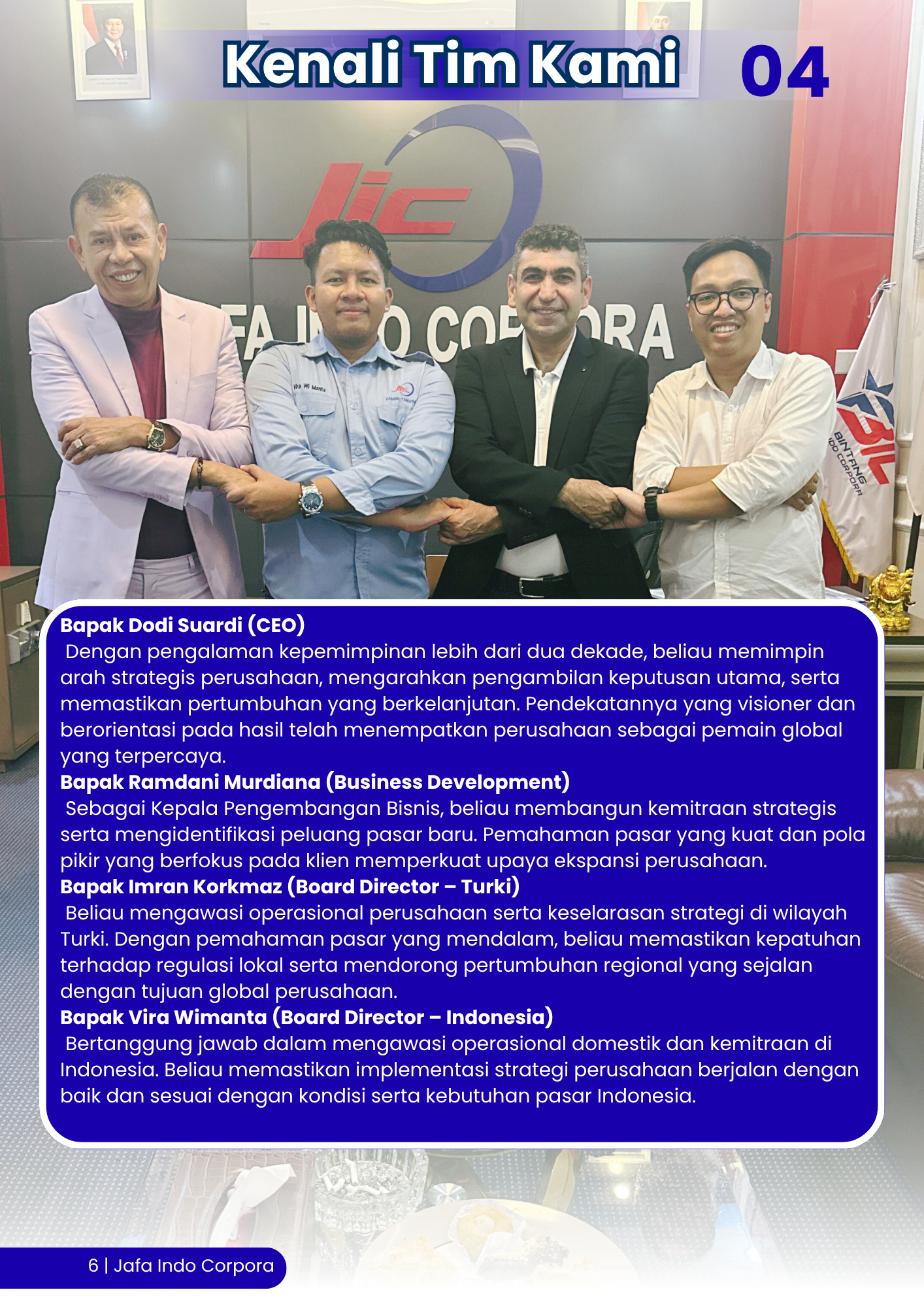 Dewan Direksi PT JIC & JOBHOS